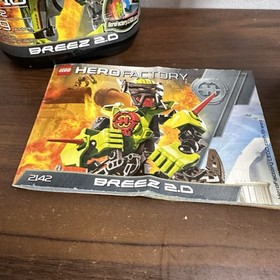Lego Hero Factory: Breez 2.0 (2142) 100% Complete W/ Canister + Instructions