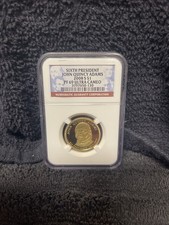 Sixth President, John Quincy Adams 2008 S $1, PF69 Ultra Cameo NGC