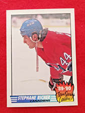 1990-91 Topps Hockey Team Scoring Leaders Card #4 Stephane Richer Canadiens