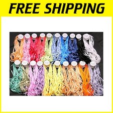 20 Spools Silk Ribbons - Various Colors