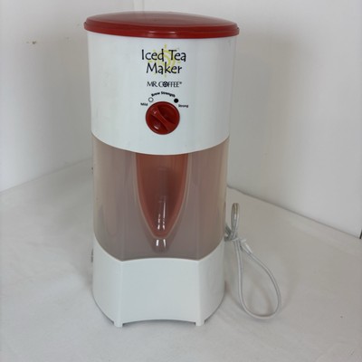 Mr Coffee Iced Fresh Tea Maker 3 Quart TM70AR NO PITCHER! TESTED CLEAN!