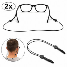 2x Glasses Strap Neck Cord Sports Eyeglasses Band Sunglasses Rope String Holder