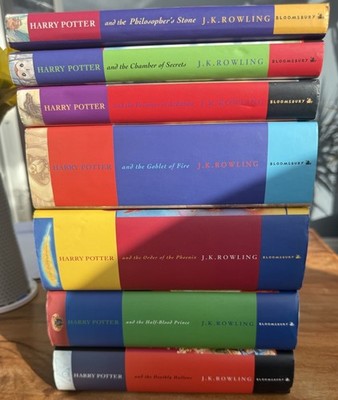 Harry Potter Complete 7 Hardback Book Set Bloomsbury First Edition New Old Stock
