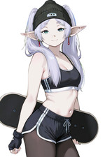 Frieren Anime Waifu Sticker 6" Car Decal Weatherproof