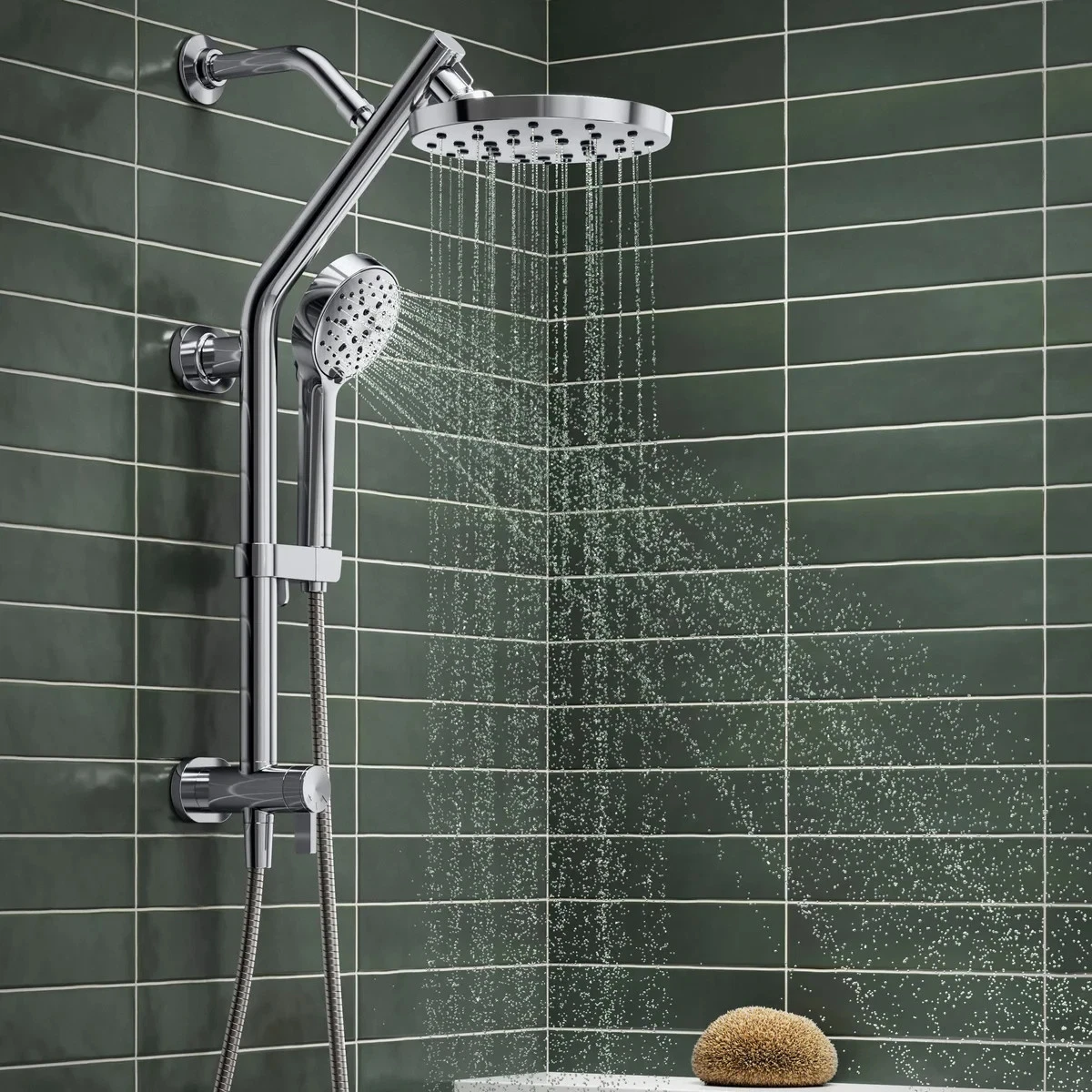 Kohler Hydrorail RC38001-G-CP 3-in-1 Multifunction Shower System Polished Chrome