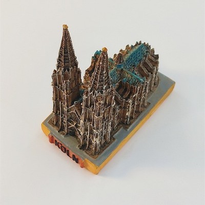 Germany Cologne landmark Table Ornament Collectible Tourist Souvenir 3D Resin