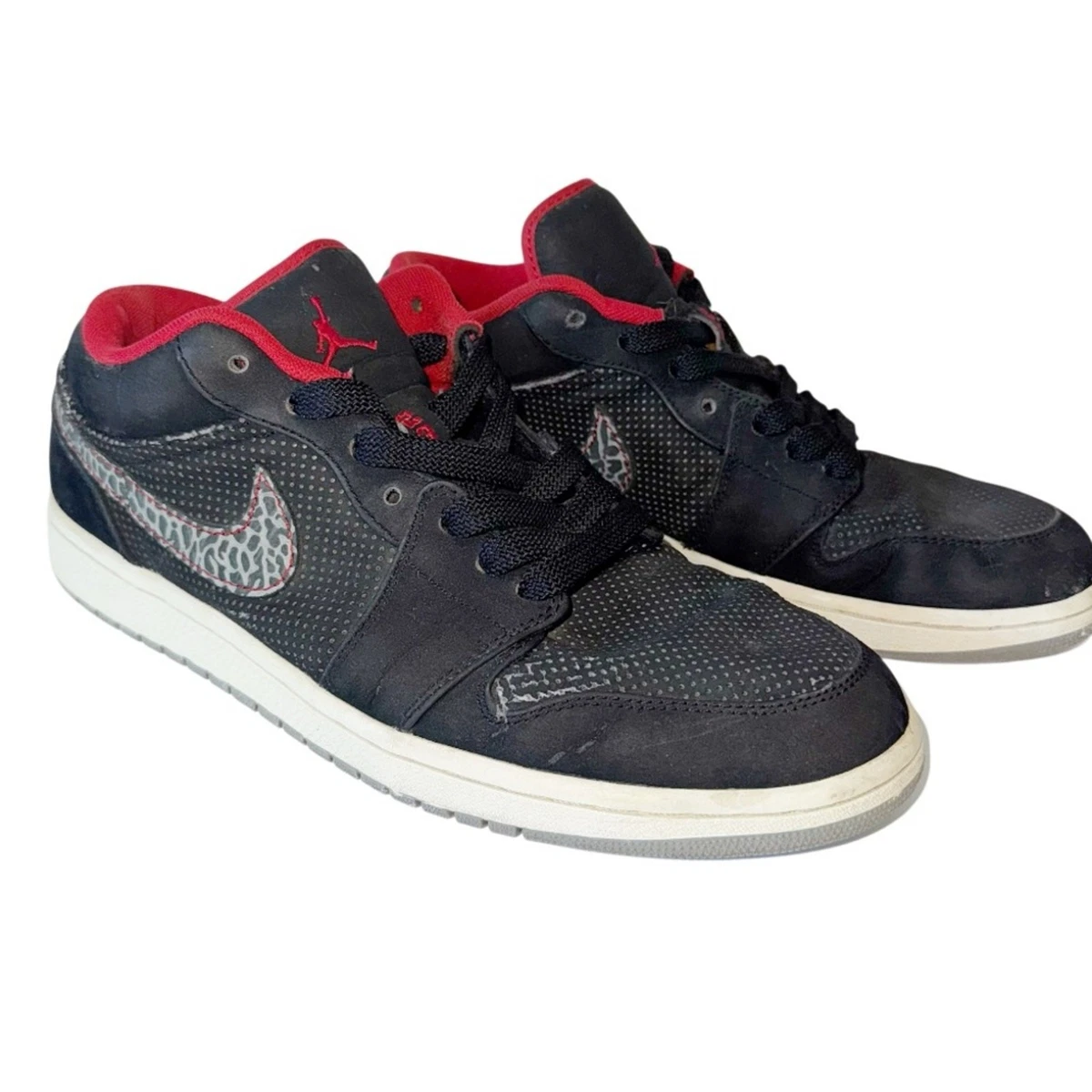 Nike Air Jordan 1 Low エレファントプリント Jordan 1 Phat Low Elephant Print - Black for Sale | Authenticity