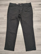 New With Tags Kirkland Signature Men  s 5 Pocket Performance Pant Black 38x30