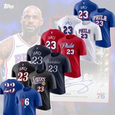 LeBron James #23 Philadelphia 76ers 2026 Player Name & Number Trading Fan Look