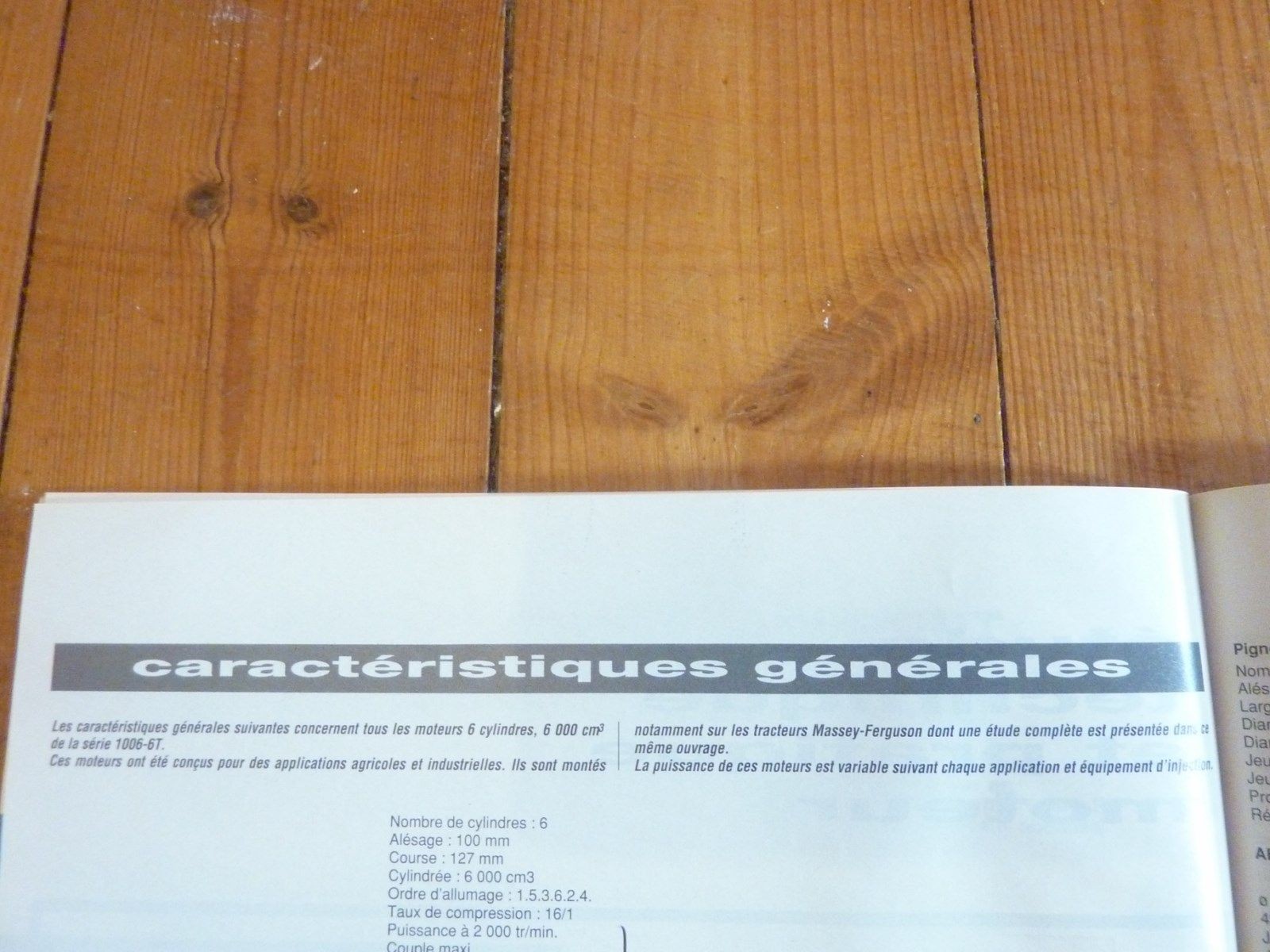 Revue technique agricole Perkins pour réparer vos tracteurs MF 3635 à 3655