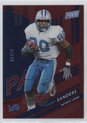 2024 Panini National Convention Red 5/99 Barry Sanders #19 HOF 03qe