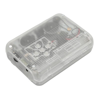 Cassette To MP3 Converter Multifunction Auto Reverse Transparent Retro Tape P CB