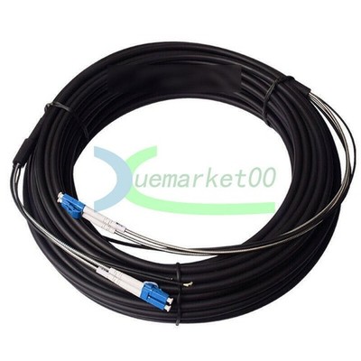 100M Outdoor Field Fiber Patch Cord LC to LC LC-LC SM 9/125 Duplex #iv