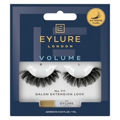Eylure Salon Extension Look False Eyelashes, Volume No. 111, 1 Pair
