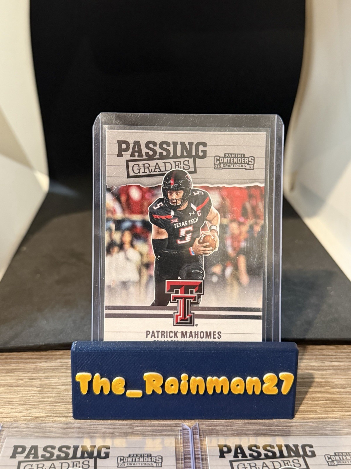 2017 Panini Contenders Draft Picks - Passing Grades Patrick Mahomes II #5 (RC)