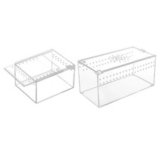 Reptile Terrarium Convenient Portable Turtle Tank for Frog Tarantula Spiders