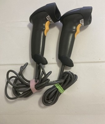 Lot of 2 Motorola Symbol LS2208 USB Handheld Barcode Scanners w/ Cables TESTED