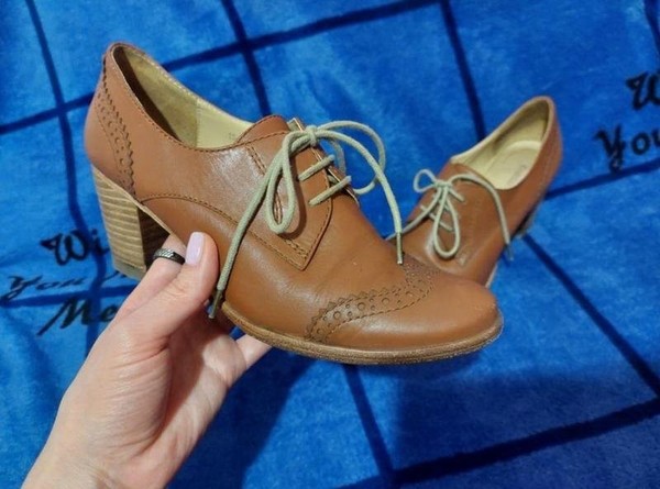 Women Carlo Pazolini Heels Brown Leather 35