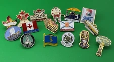 LOT of 16 VTG  Canadian Vancouver Nova Scotia Halifax Enamel Pins Travel Tourism
