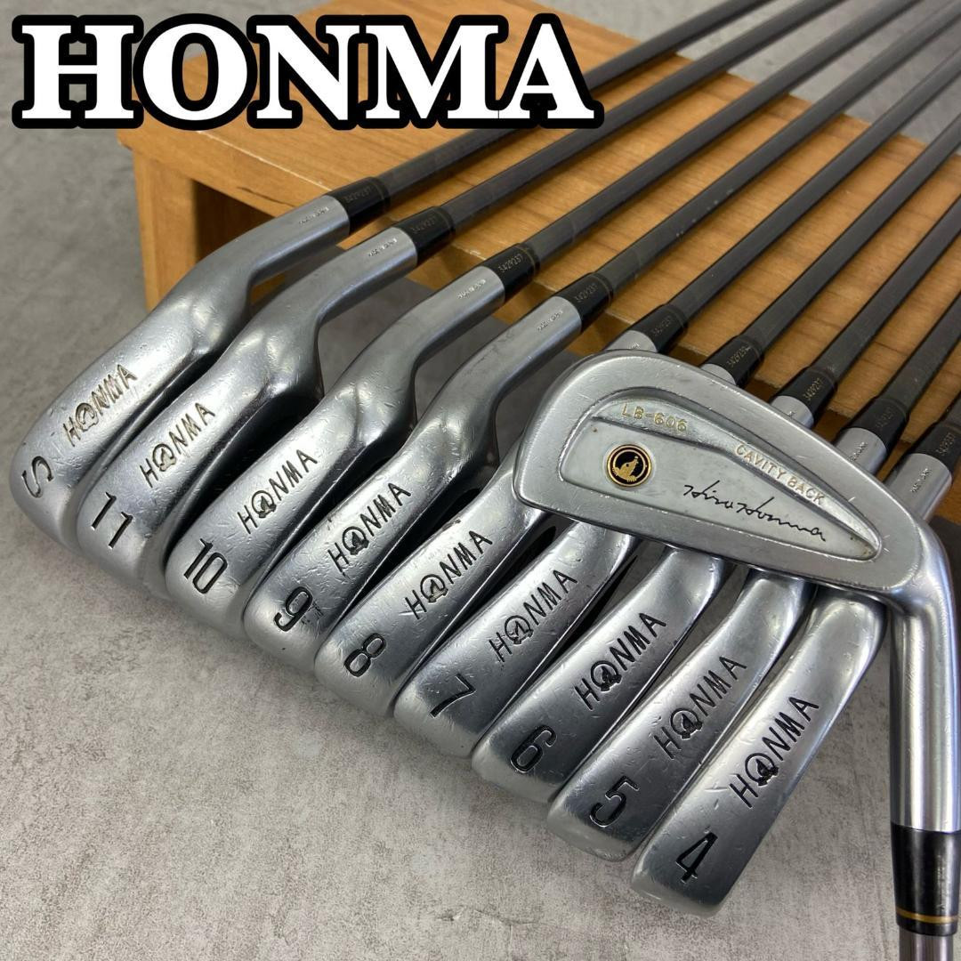 【本間ゴルフ】メンズ　アイアン　LB-606　CAVITY BACK 10本 本間ゴルフ】メンズ アイアン LB-606 CAVITY BACK 10本 レフティ HONMA