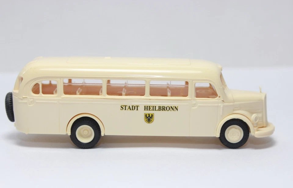 BB169, Alter Busch BUS MB Mercedes Benz O 3500 Stadt Heilbronn 1:87 / H0 - Bild 3 von 4