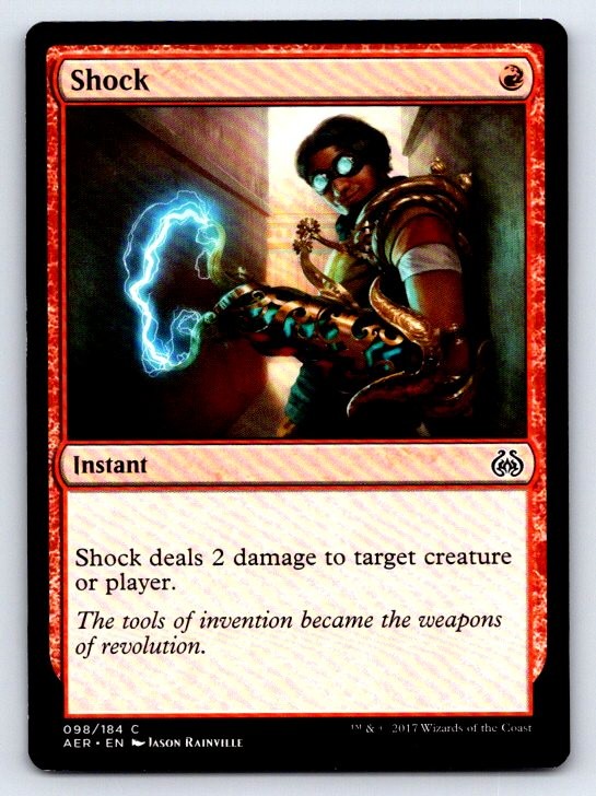 Shock 98 Common Aether Revolt Magic: The Gathering Lightly Played