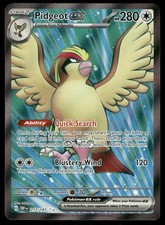 Pokemon Cards Pidgeot ex 217/197 Holo Obsidian Flames Ultra Rare LP