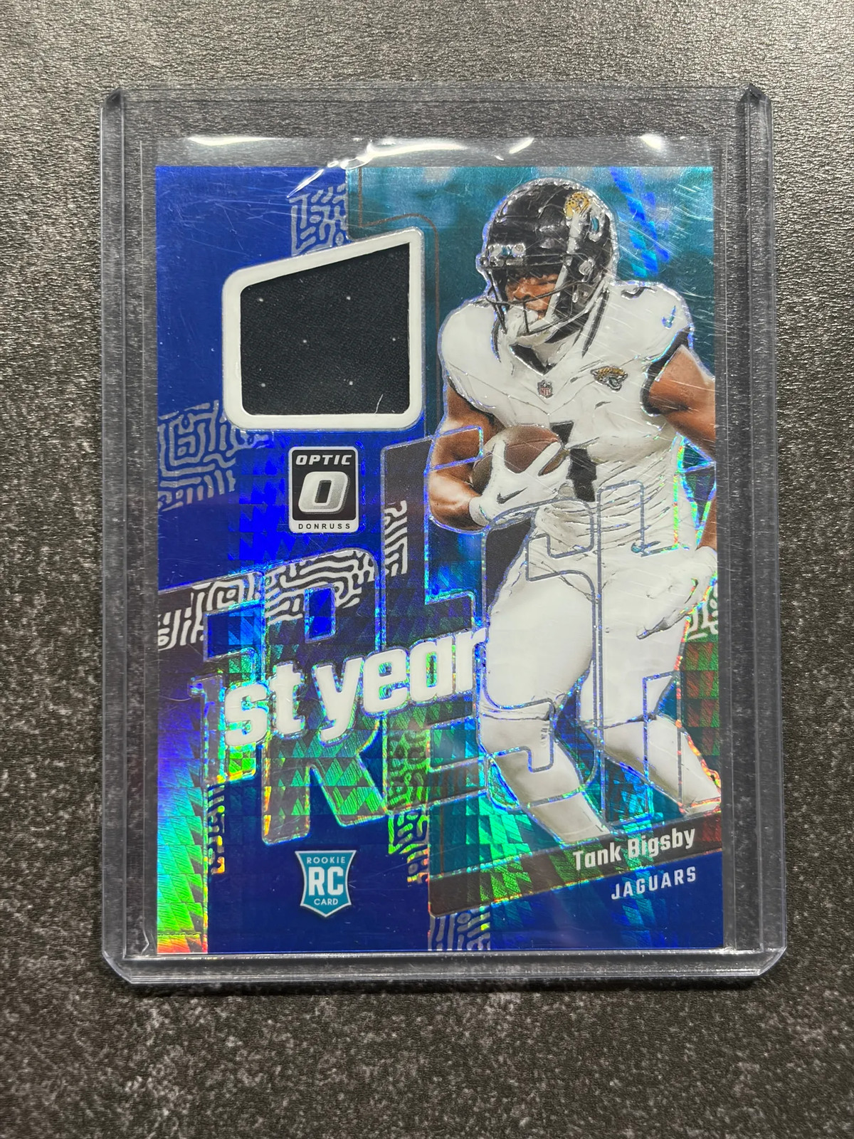 2023 Panini Donruss Optic Football Tank Bigsby Blue Hyper