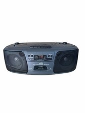 Vintage Yorx Portable Compact CD Player Boombox Cassette Cd Radio Model P1570
