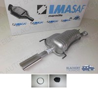 Imasaf ESD Auspuff Endtopf+ZubehöR für Opel Astra G Cabrio/Coupe 2.2 DTI Flansch