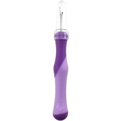 5.3 Inch Purple Rubber Ergonomic Grip Seam Ripper Stitch Remover Thread Cutter