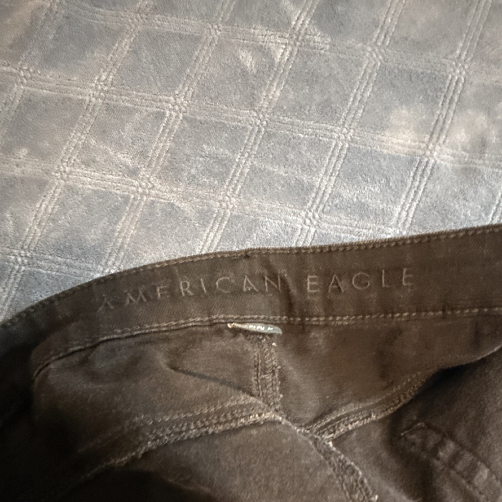 American Eagle Athletic Skinny Solid Black Denim … - image 3