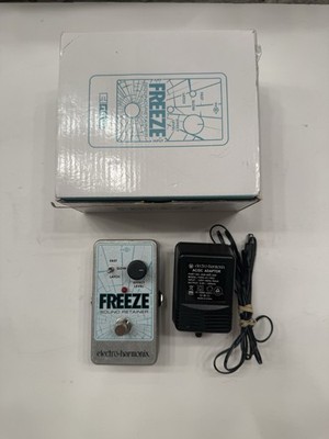 Electro Harmonix Freeze Sound Retainer EHX Guitar Effect Pedal + Box & PSU