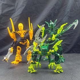 Lego Bionicle 2009 Glatorian 8989 Mata Nui 8986 Vastus 8974 Agori Tarduk Used