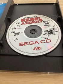 Star Wars Rebel Assault Sega CD CIB Complete w/ Reg Card TESTED