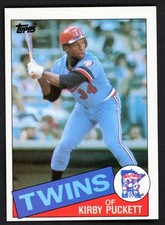 1985 Topps Baseball #536 Kirby Puckett ROOKIE - Minnesota Twins HOF