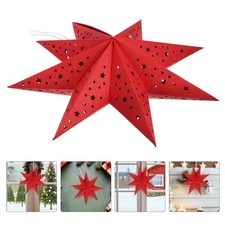  4 Pcs Star Lamp Shade Paper Lampshade Reusable Lantern Birthday Hanging Decor