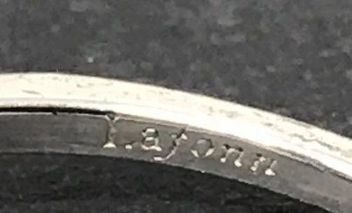 Lafonn Size 7 Sterling Silver 925 Platinum Bond Cut Halo Simulated Diamond Ring  - Image 3 of 4