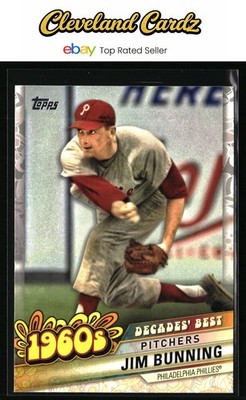 2020 Topps #DB-13 Jim Bunning Decades' Best (Series Two)