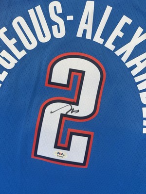 Shai Gilgeous-Alexander Signed NBA Finals Nike Swingman Jersey