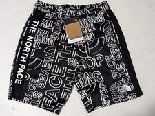 The North Face FlashDry Prints Knit Big kids black shorts sz XL 2XL Brand New