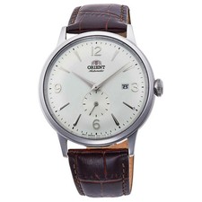 Orient Bambino Small Seconds Silver Dial Leather Strap Men’s Watch RA-AP0002S30B