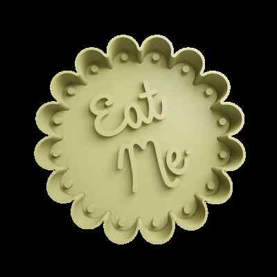 Eat me Keks Alice Cookie Cutter Ausstechform Ausstecher mit Griff 8CM
