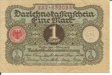 GERMANY 1 MARK 01/03/1920 #3