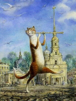 63998 Cat Animals Wall Decor Print Poster