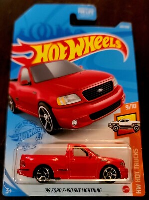 Hot Wheels 2021 '99 Ford F-150 SVT Lightning Red HW Hot Trucks