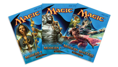 Magic Mtg Modern Masters 2015 Factory sealed Booster Pack X 3 !