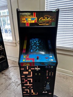 Ms Pac Man Galaga Class of 1981 Arcade Cabinet