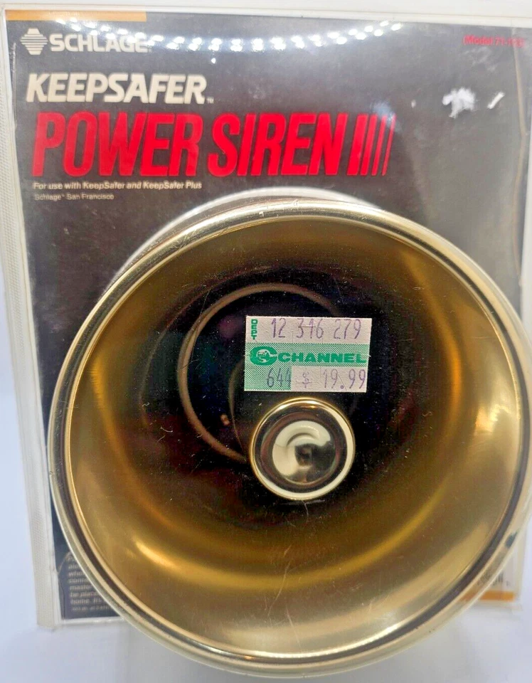 Schlage Keepsafer ~ Power Siren Security Horn ~ No 71-103 6W 8 Ohms Deal(A3) - Image 2 of 4