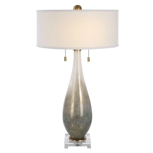 Cardoni Table Buffet Lamp Crystal Base Metallic Smoked Bronze - Uttermost 30231 - Picture 2 of 8